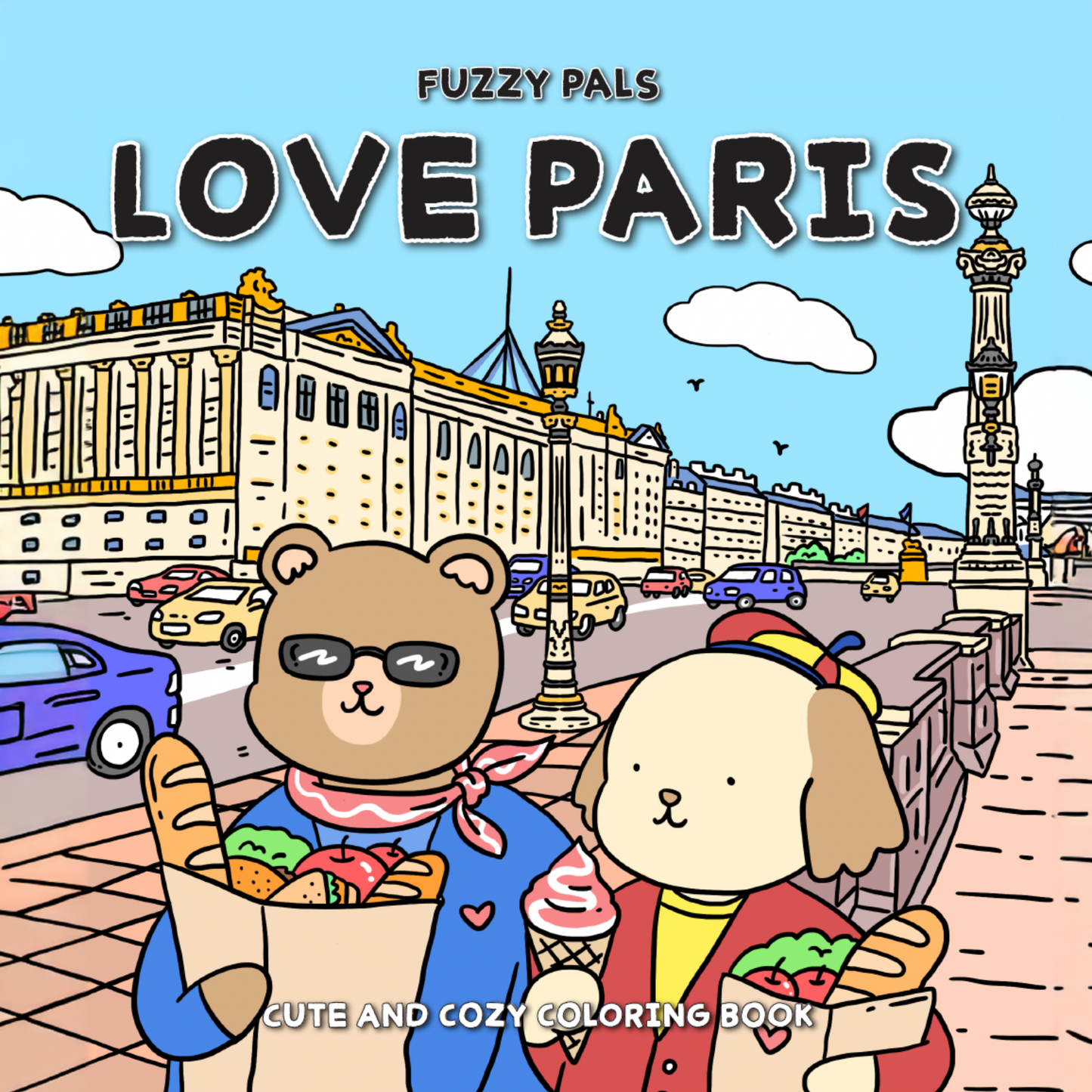 Fuzzy Pals Love Paris